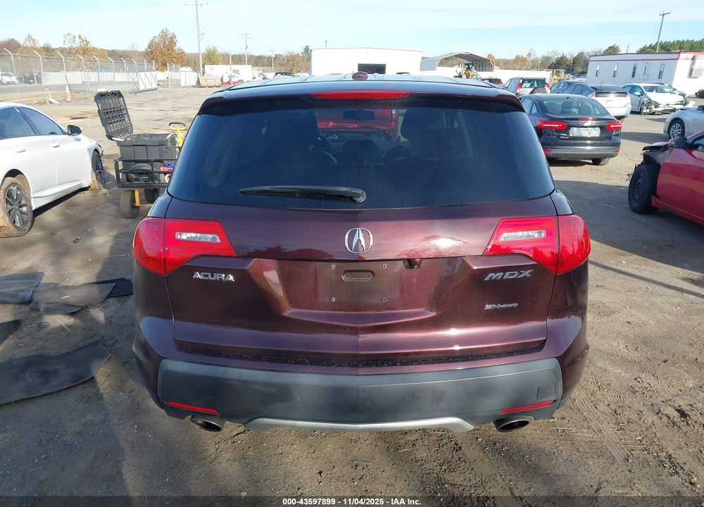 2009 ACURA MDX TECHNOLOGY PACKAGE VIN: 2HNYD28649H506543