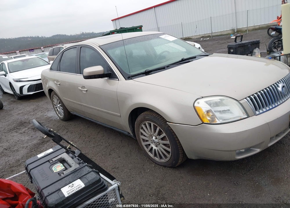 2005 MERCURY MONTEGO PREMIER VIN: 1MEHM43145G600293