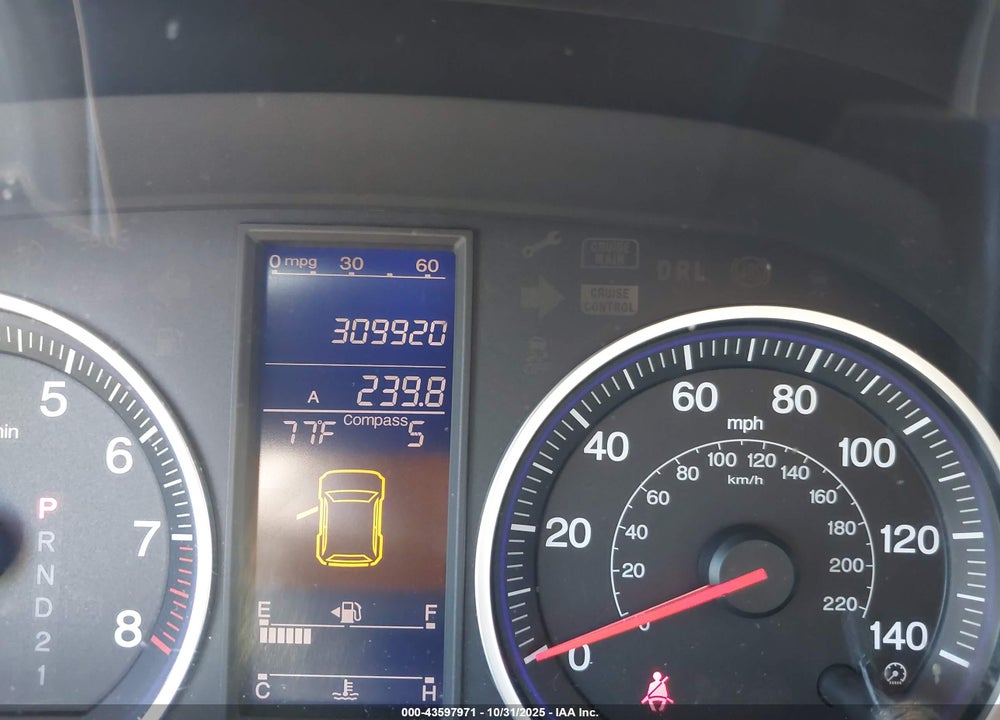 2011 HONDA CR-V EX VIN: 5J6RE3H57BL026164
