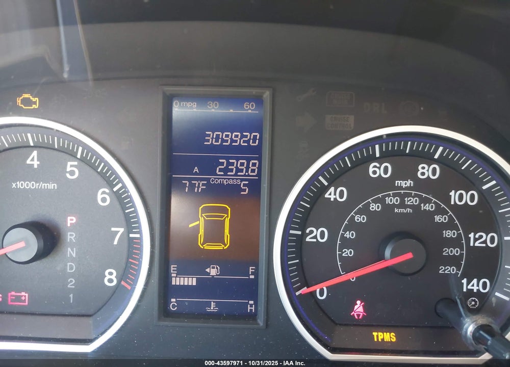 2011 HONDA CR-V EX VIN: 5J6RE3H57BL026164