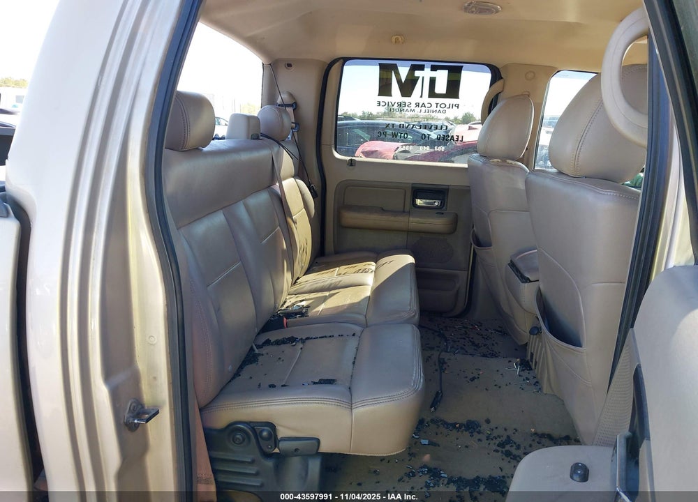 2008 FORD F-150 60TH ANNIVERSARY/FX2/KING RANCH/LARIAT/XLT VIN: 1FTPW12V28KC71167