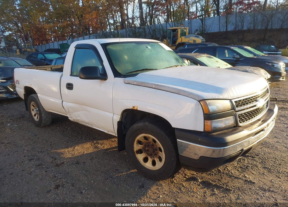2007 CHEVROLET SILVERADO 1500 CLASSIC WORK TRUCK VIN: 3GCEK14Z57G235336