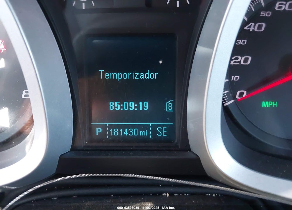 2012 CHEVROLET EQUINOX 1LT VIN: 2GNALDEK8C1176680