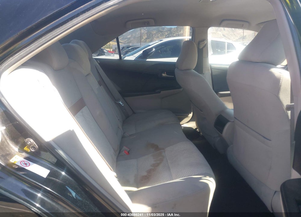 2012 TOYOTA CAMRY LE VIN: 4T1BF1FK5CU037821
