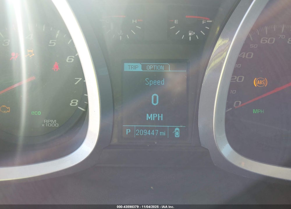 2013 CHEVROLET EQUINOX 1LT VIN: 2GNALDEK1D6327668