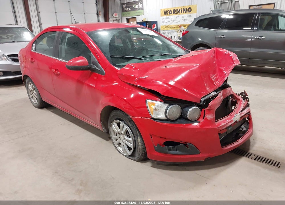 2015 CHEVROLET SONIC LT AUTO VIN: 1G1JC5SB8F4156210