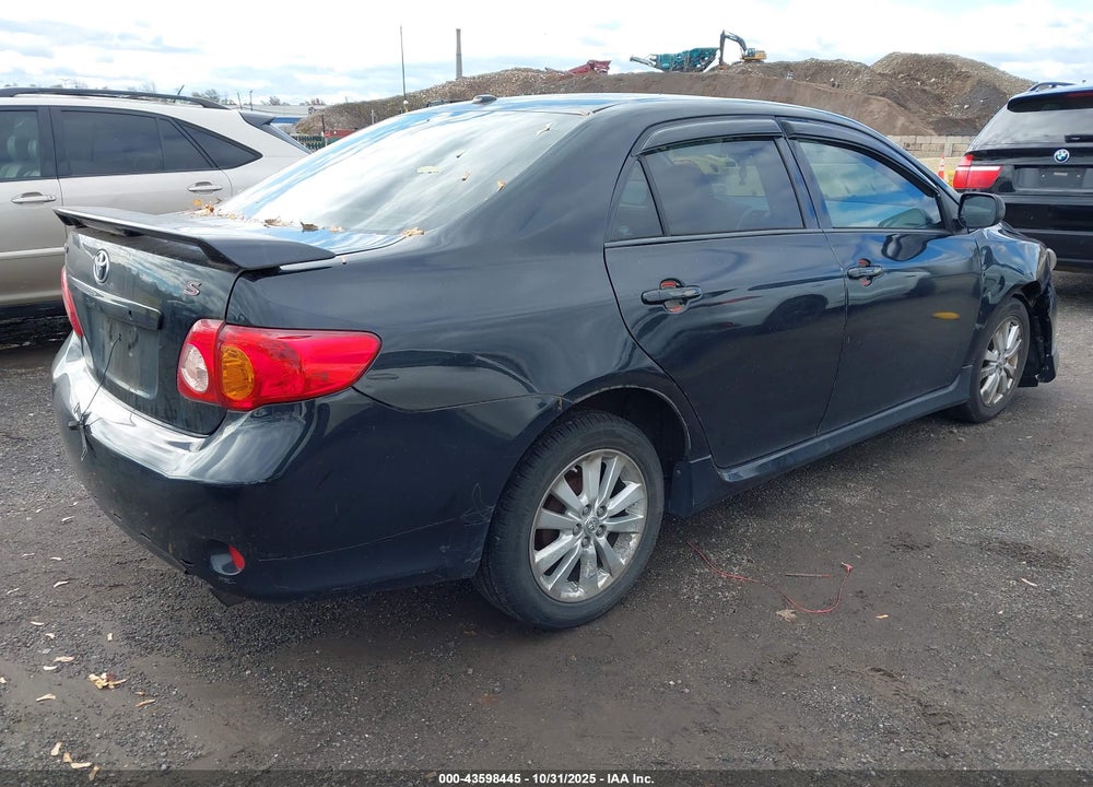 2009 TOYOTA COROLLA VIN: 2T1BU40EX9C054649