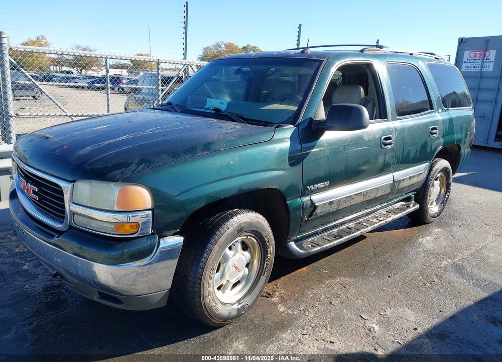 2002 GMC YUKON SLT VIN: 1GKEK13Z52J285280