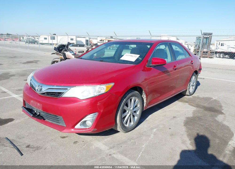 2013 TOYOTA CAMRY XLE VIN: 4T4BF1FK2DR329921
