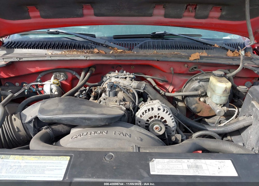2000 CHEVROLET SILVERADO 1500 VIN: 2GCEK19V7Y1212625