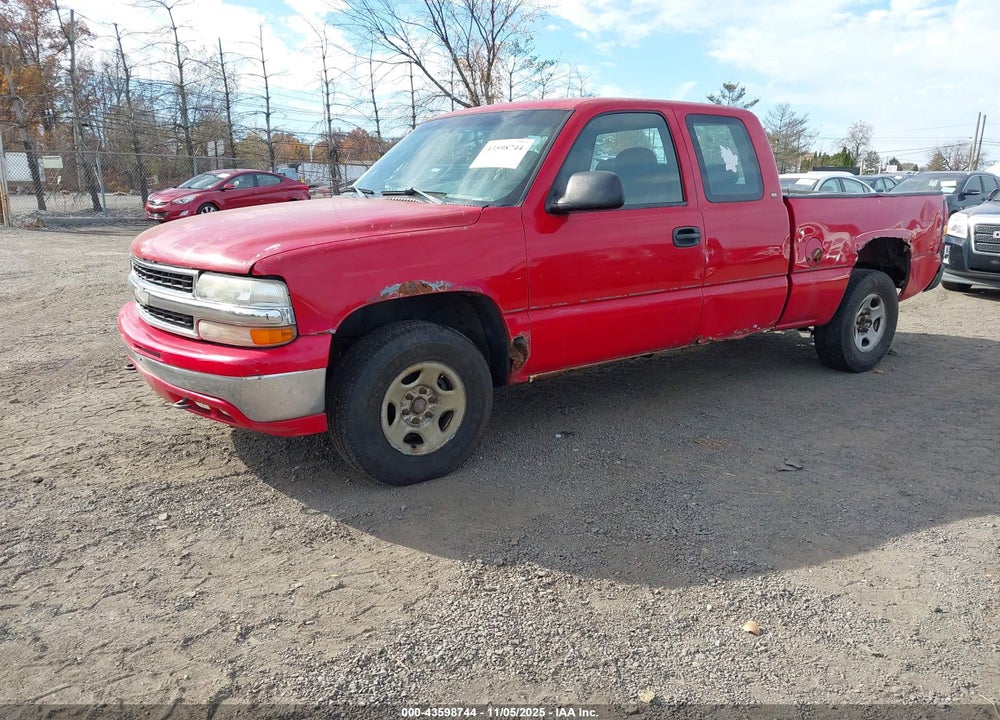 2000 CHEVROLET SILVERADO 1500 VIN: 2GCEK19V7Y1212625