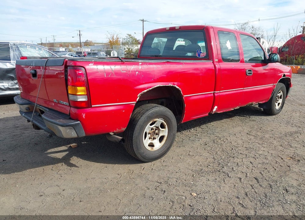 2000 CHEVROLET SILVERADO 1500 VIN: 2GCEK19V7Y1212625