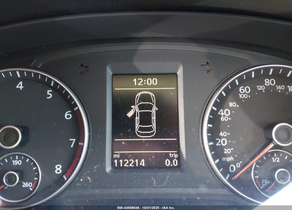 2013 VOLKSWAGEN PASSAT 2.5L SE VIN: 1VWBH7A34DC034639