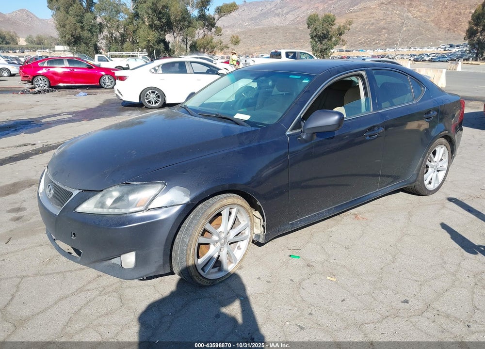 2007 LEXUS IS 250 VIN: JTHBK262775038702
