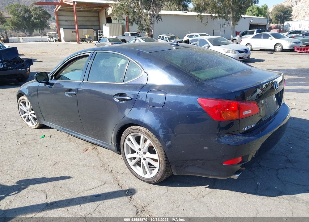 2007 LEXUS IS 250 VIN: JTHBK262775038702