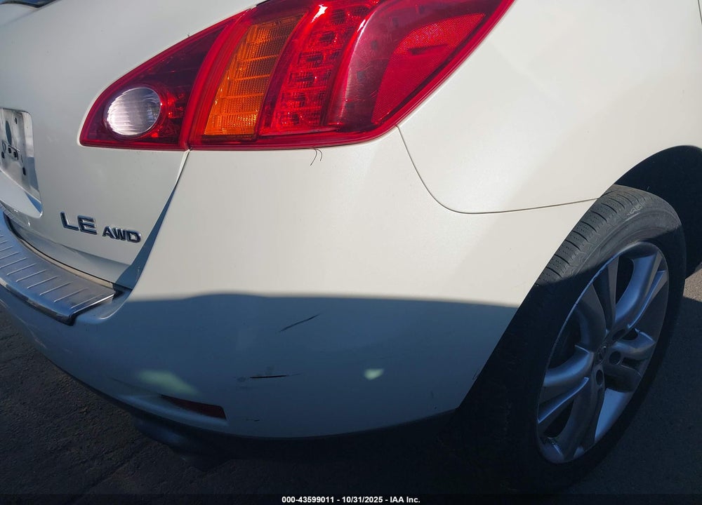 2010 NISSAN MURANO VIN: JN8AZ1MW7AW137311