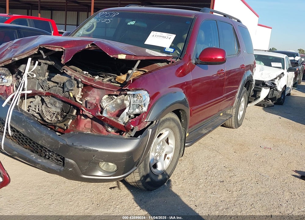 2003 TOYOTA SEQUOIA SR5 V8 VIN: 5TDZT34A93S167767