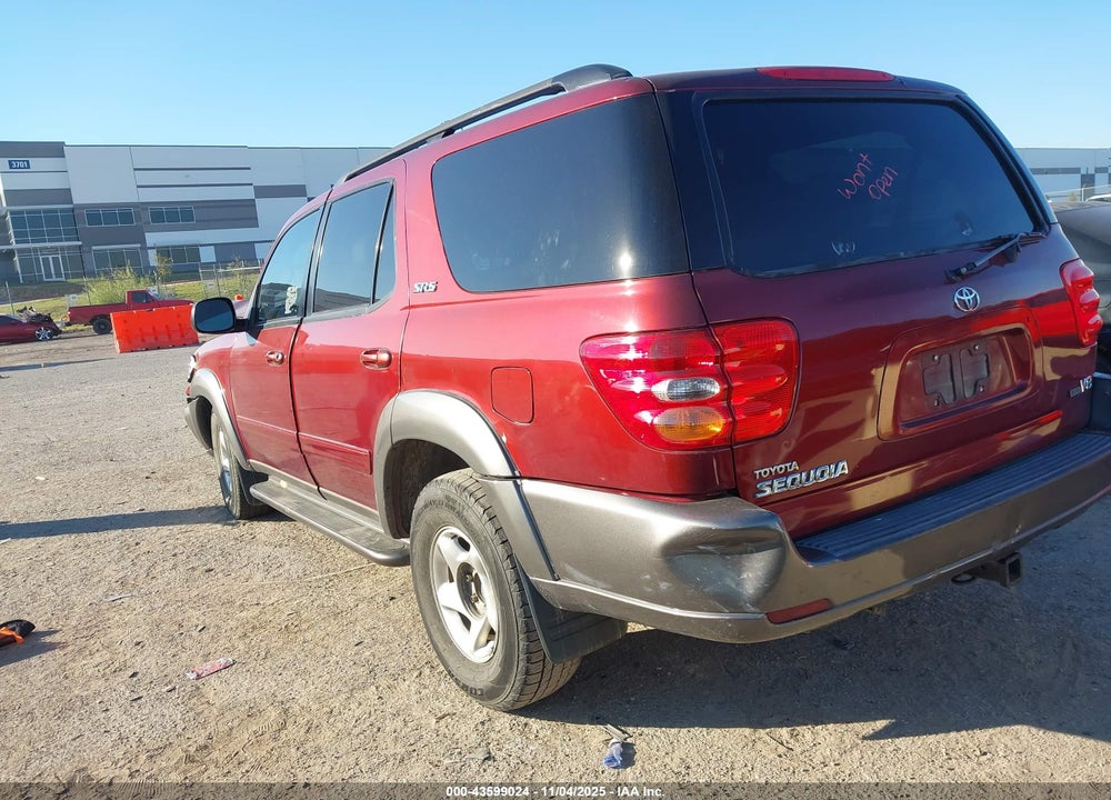 2003 TOYOTA SEQUOIA SR5 V8 VIN: 5TDZT34A93S167767