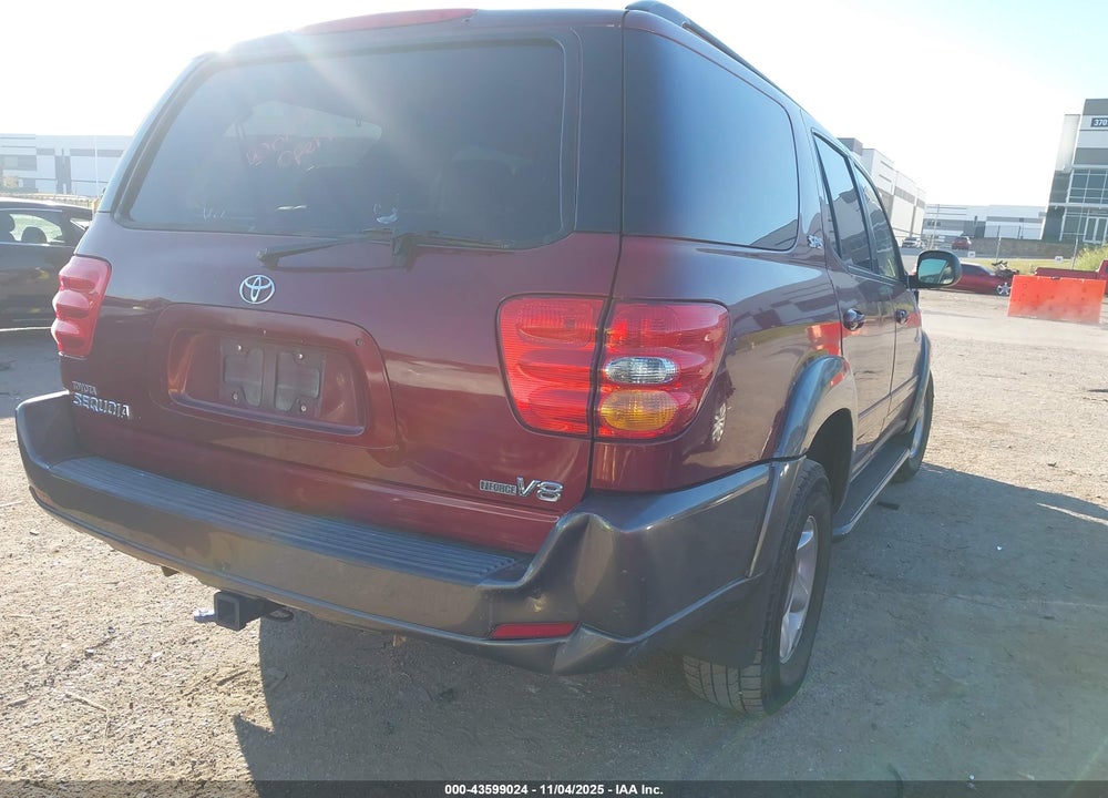 2003 TOYOTA SEQUOIA SR5 V8 VIN: 5TDZT34A93S167767