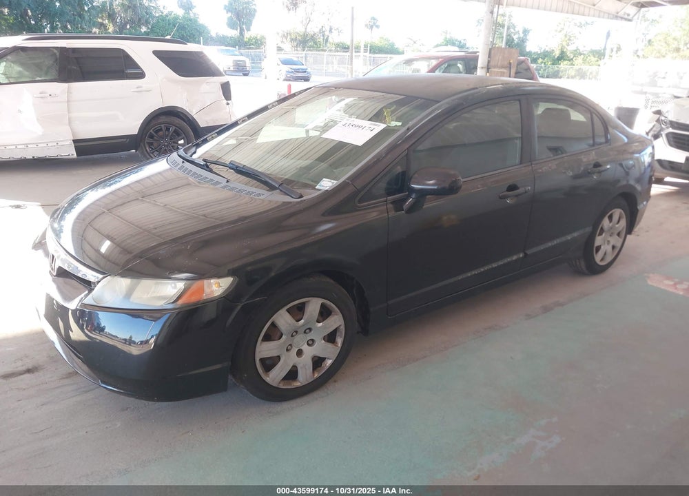 2007 HONDA CIVIC LX VIN: 1HGFA16507L111819