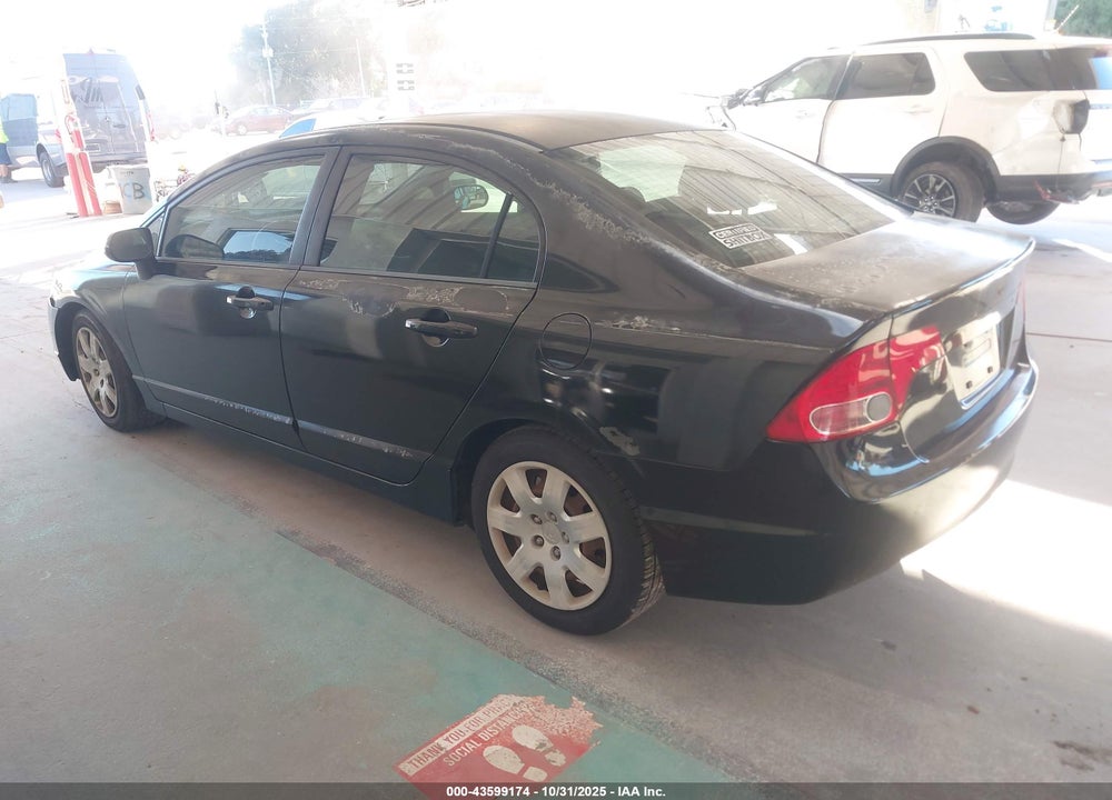 2007 HONDA CIVIC LX VIN: 1HGFA16507L111819