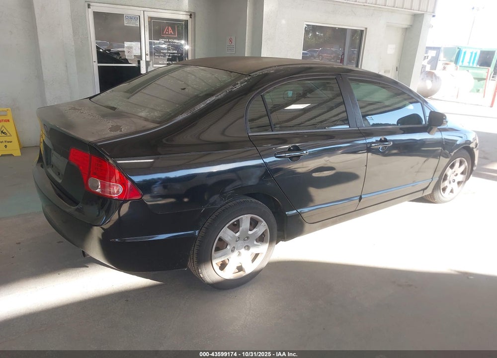 2007 HONDA CIVIC LX VIN: 1HGFA16507L111819