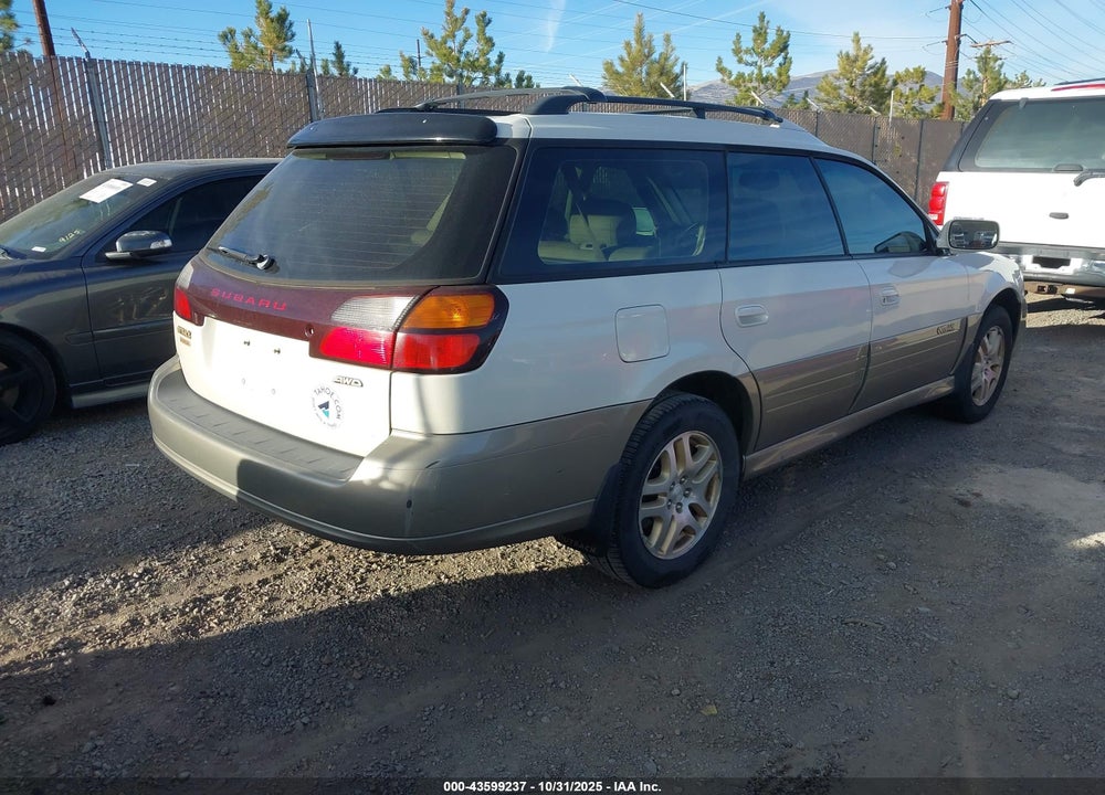 2002 SUBARU OUTBACK LIMITED VIN: 4S3BH686627646053