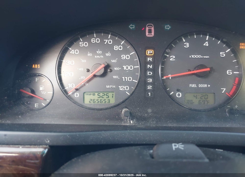 2002 SUBARU OUTBACK LIMITED VIN: 4S3BH686627646053