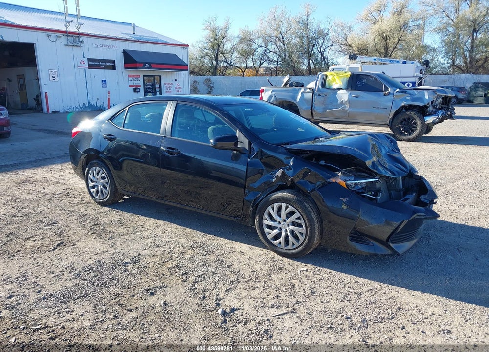 2019 TOYOTA COROLLA LE VIN: 2T1BURHE9KC237631