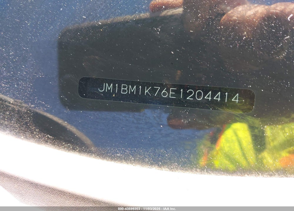2014 MAZDA 3 VIN: JM1BM1K76E1204414