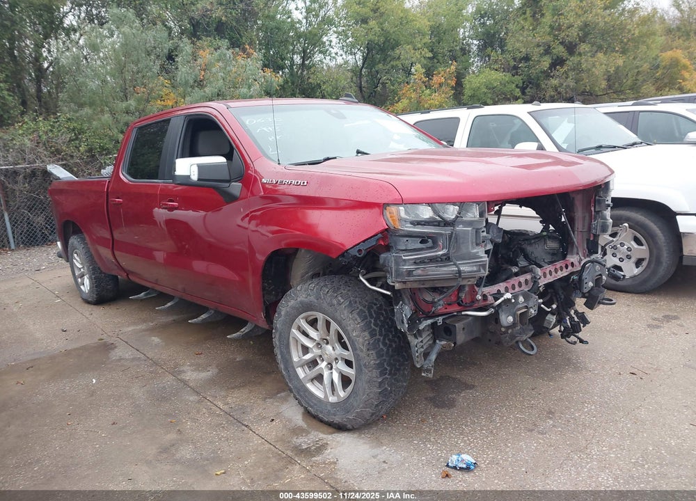 2021 CHEVROLET SILVERADO 1500 4WD  STANDARD BED LT VIN: 1GCUYDED5MZ229532