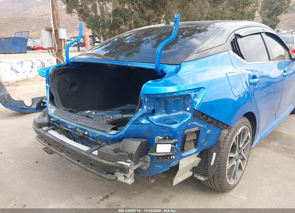 2025 NISSAN SENTRA SR VIN: 3N1AB8DV3SY215953