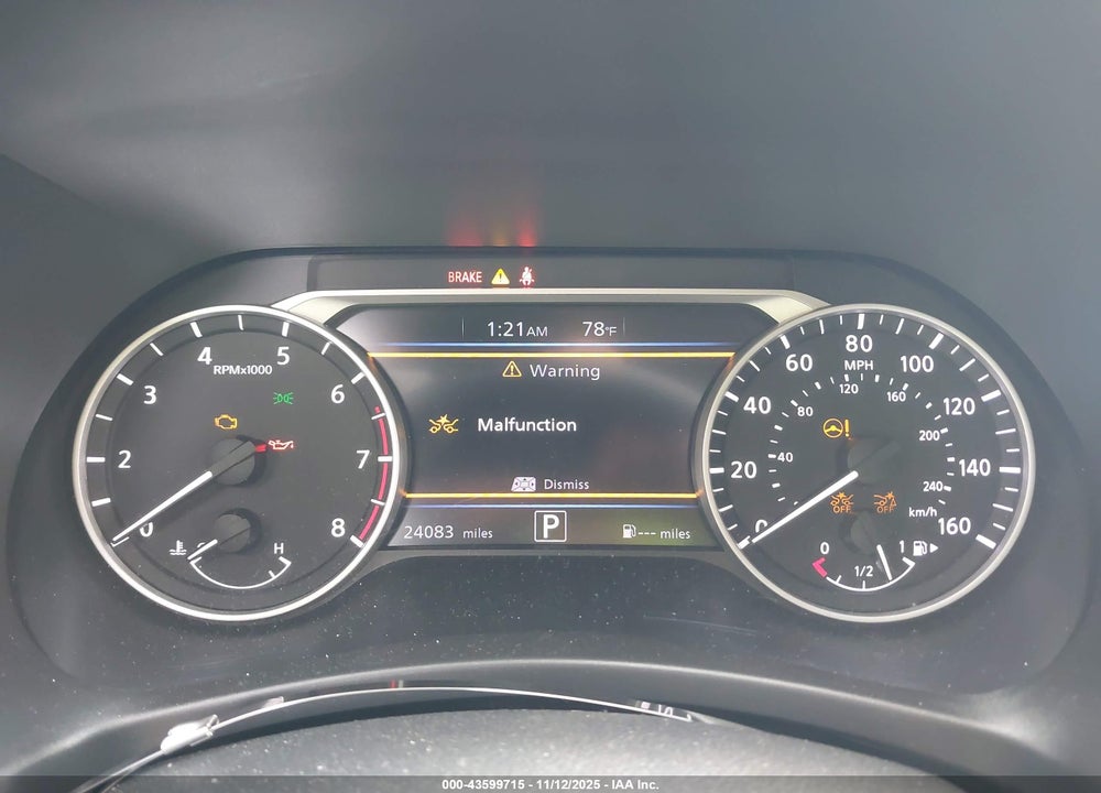 2025 NISSAN SENTRA SR VIN: 3N1AB8DV3SY215953