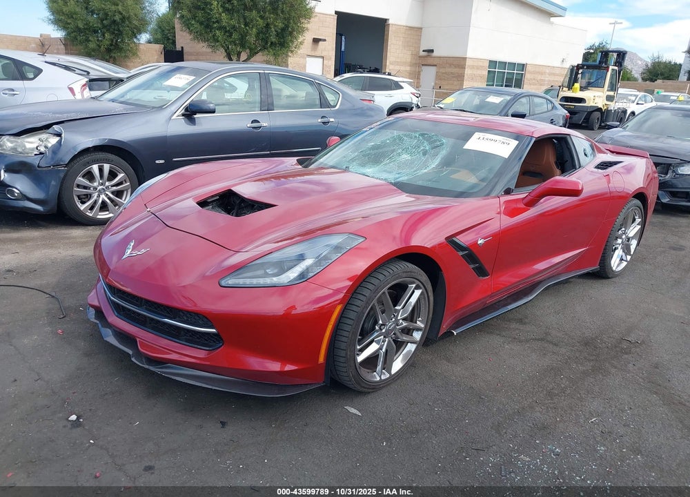 2014 CHEVROLET CORVETTE STINGRAY Z51 VIN: 1G1YM2D79E5104693