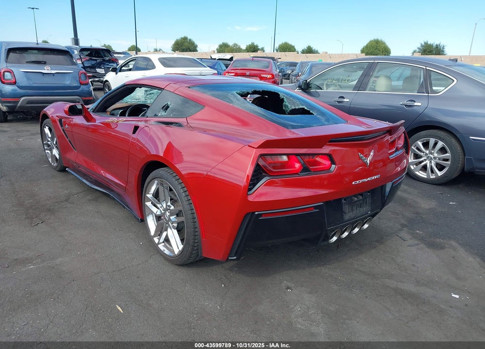 2014 CHEVROLET CORVETTE STINGRAY Z51 VIN: 1G1YM2D79E5104693