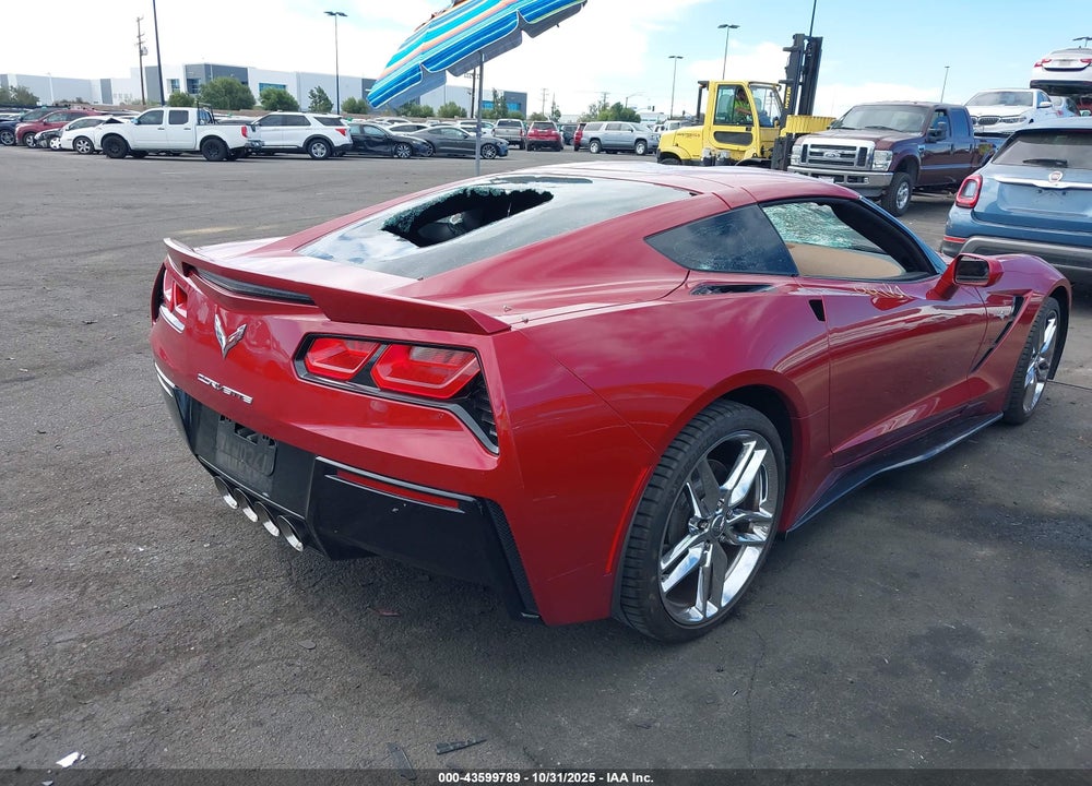 2014 CHEVROLET CORVETTE STINGRAY Z51 VIN: 1G1YM2D79E5104693
