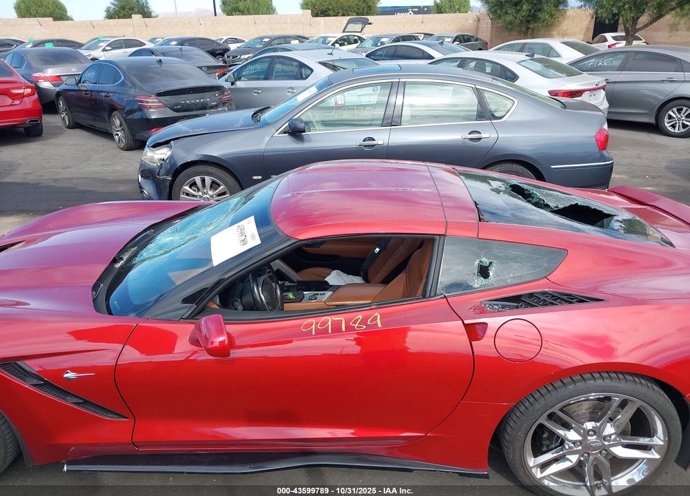 2014 CHEVROLET CORVETTE STINGRAY Z51 VIN: 1G1YM2D79E5104693