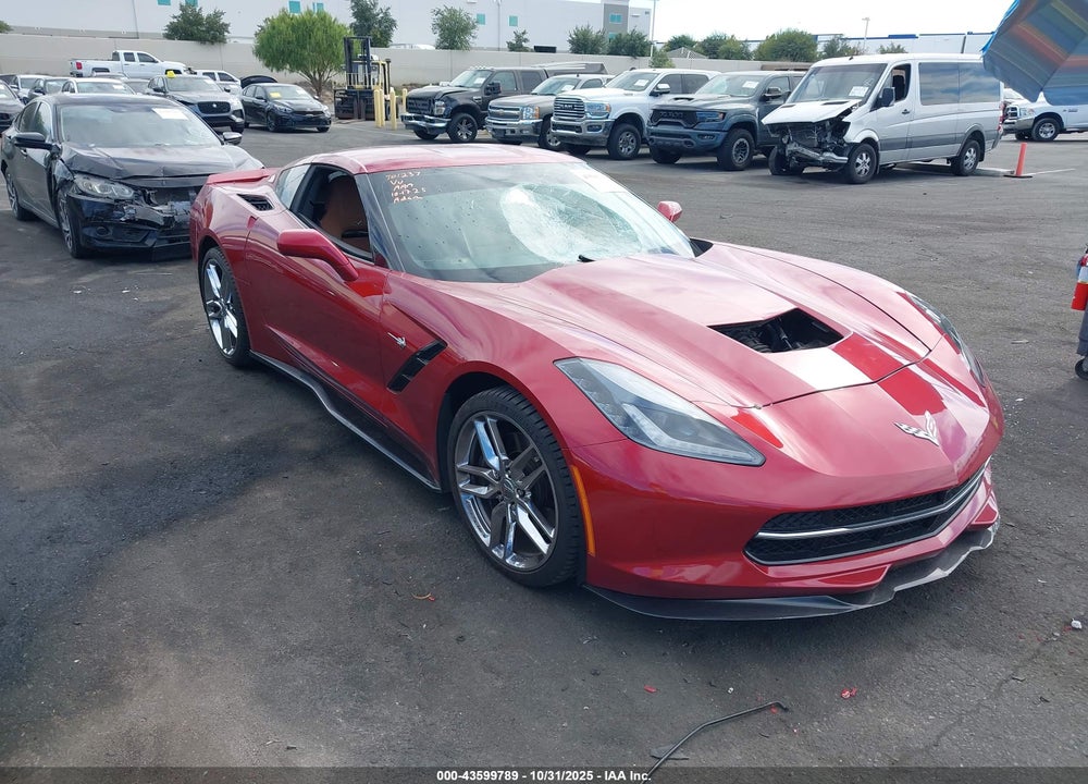 2014 CHEVROLET CORVETTE STINGRAY Z51 VIN: 1G1YM2D79E5104693