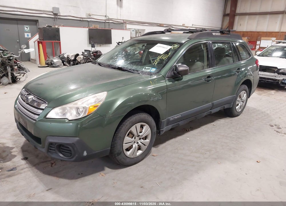 2013 SUBARU OUTBACK 2.5I VIN: 4S4BRBAC7D3258647