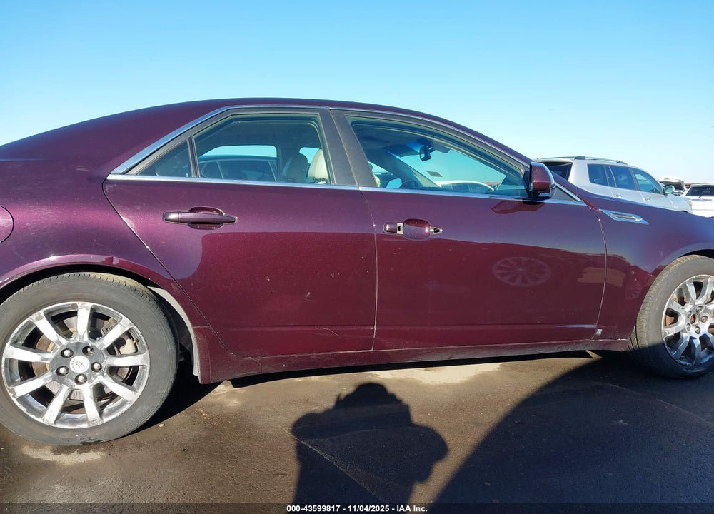 2008 CADILLAC CTS STANDARD VIN: 1G6DS57V280208521