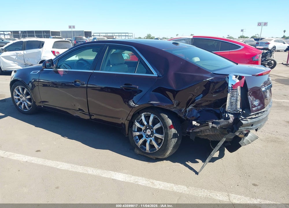 2008 CADILLAC CTS STANDARD VIN: 1G6DS57V280208521
