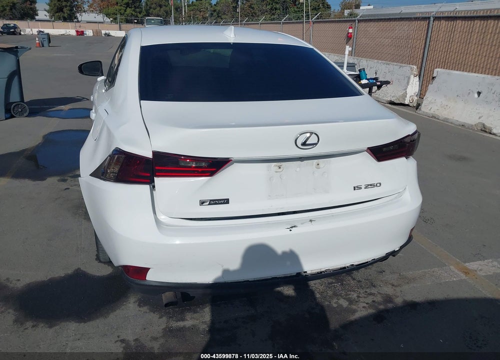 2015 LEXUS IS 250 VIN: JTHBF1D2XF5082905