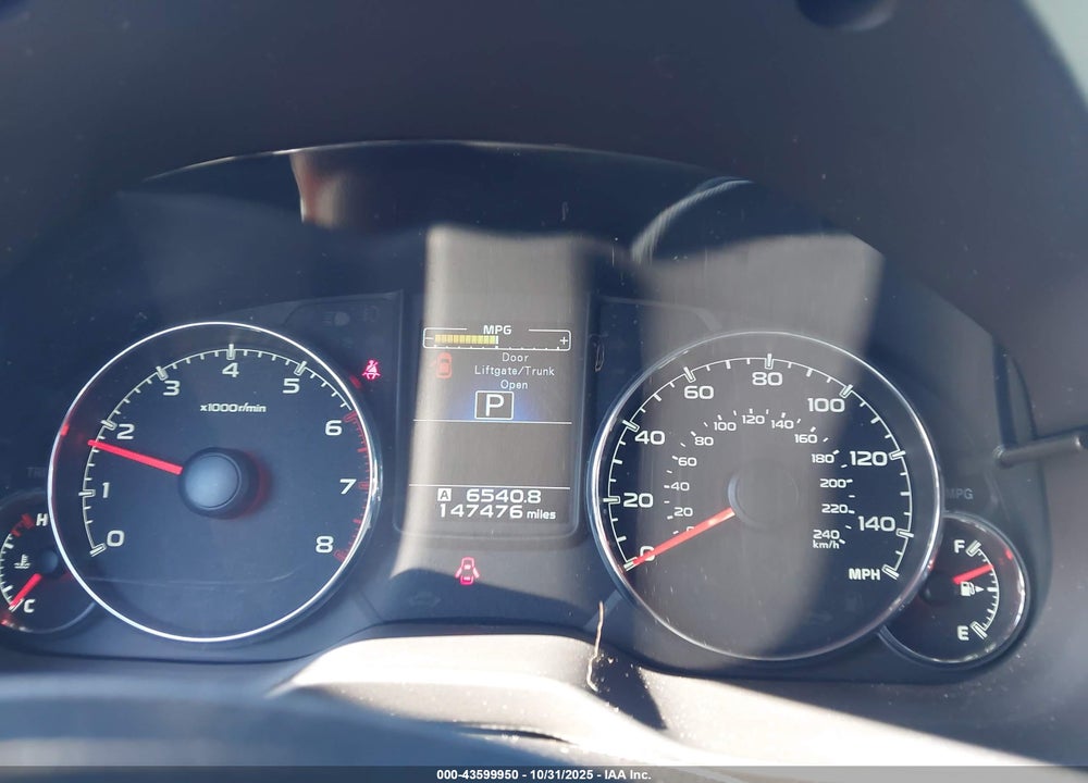 2014 SUBARU OUTBACK VIN: 4S4BRBLC6E3228960