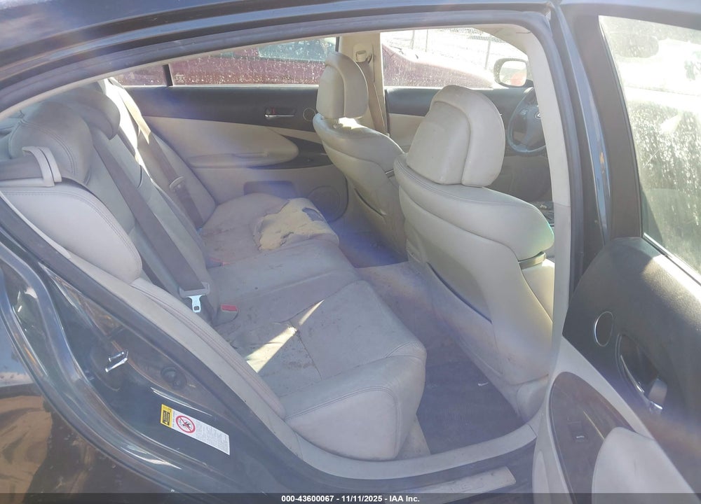 2008 LEXUS GS 350 VIN: JTHBE96S680031691