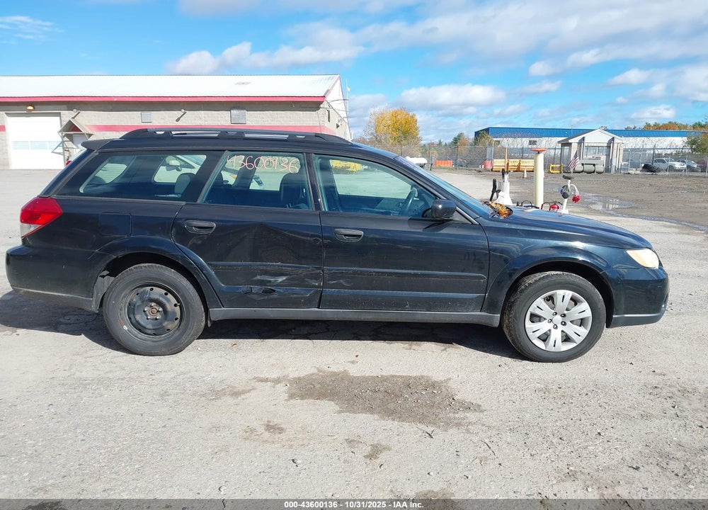 2008 SUBARU OUTBACK VIN: 4S4BP60C587341958