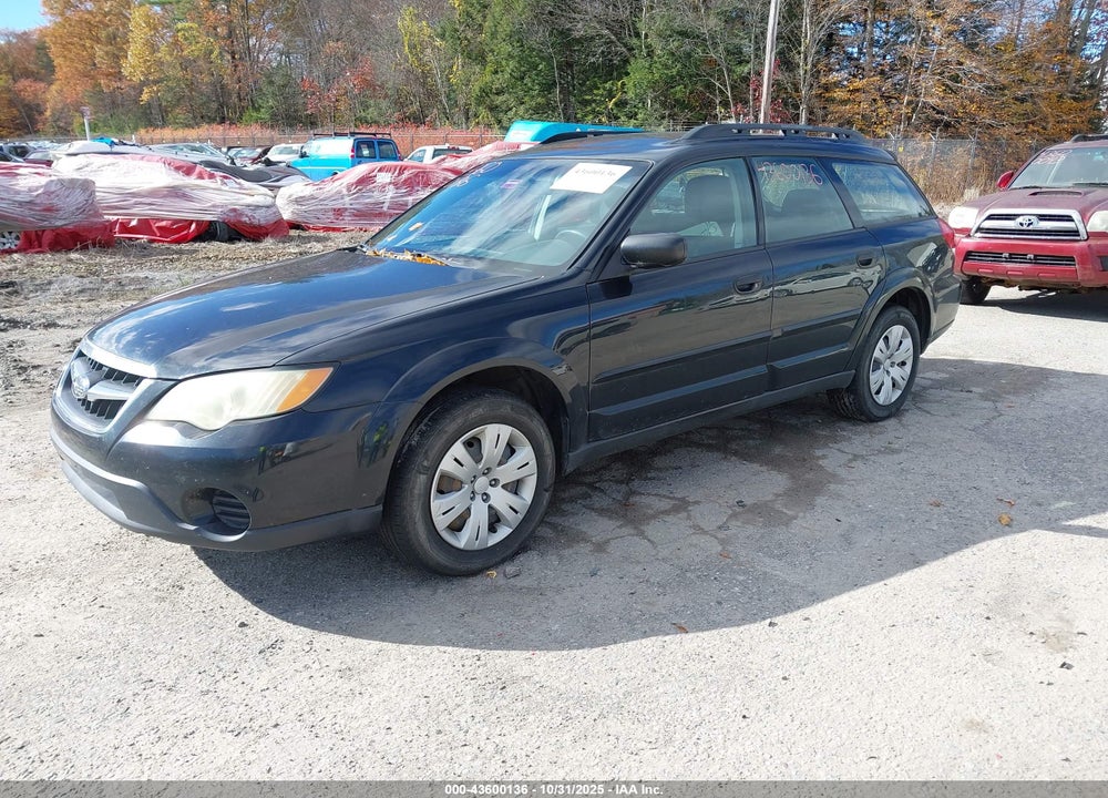 2008 SUBARU OUTBACK VIN: 4S4BP60C587341958