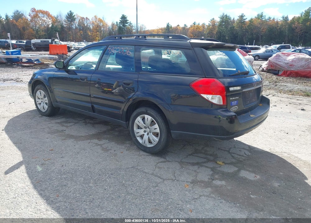 2008 SUBARU OUTBACK VIN: 4S4BP60C587341958