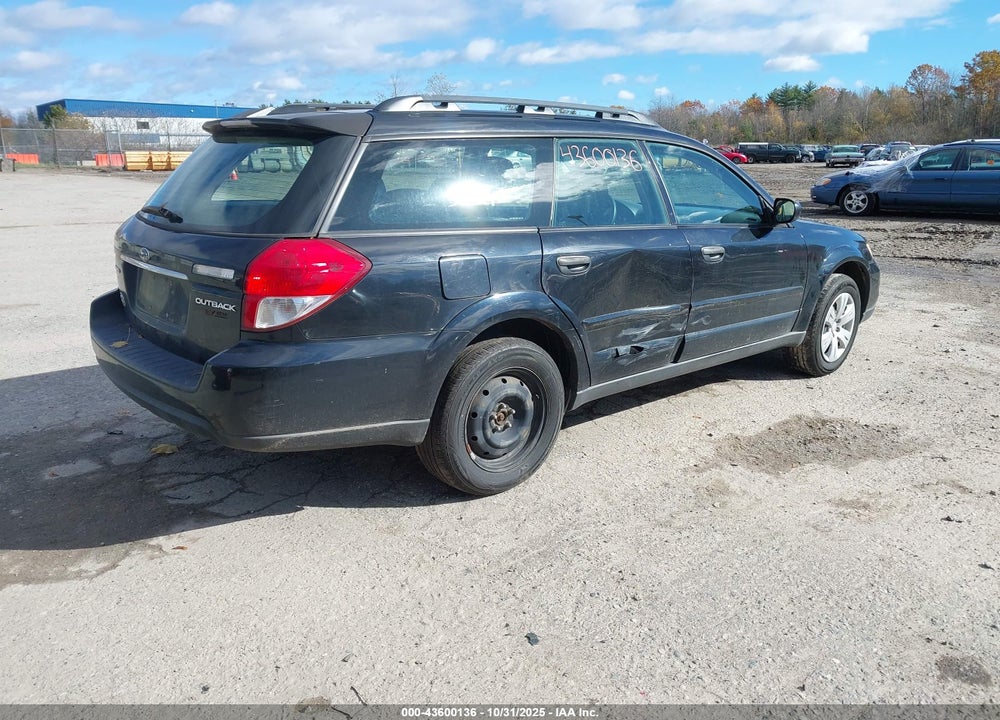 2008 SUBARU OUTBACK VIN: 4S4BP60C587341958