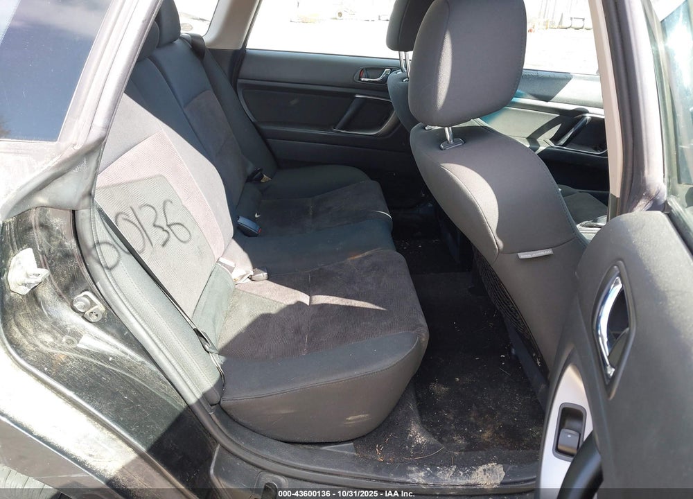 2008 SUBARU OUTBACK VIN: 4S4BP60C587341958