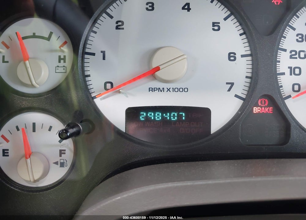 2003 DODGE RAM 1500 SLT/LARAMIE/ST VIN: 1D7HU18D23S215897